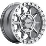 Image of Black Rock Wheels Gunner Silver Machined