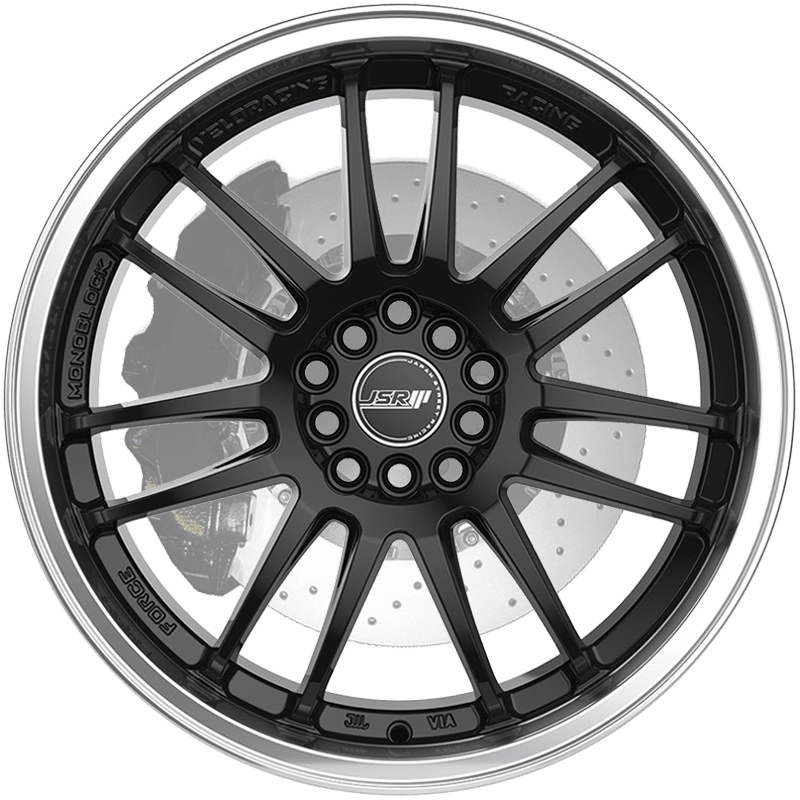 ST32 Gloss Black Machined Lip