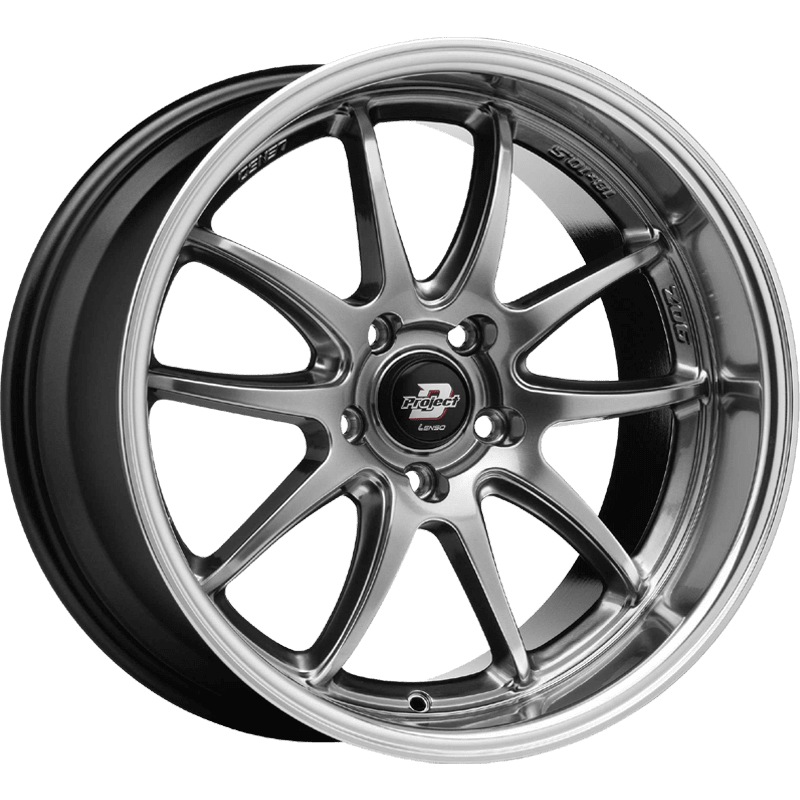 Image of LENSO Wheels 90-Z HYPER BLACK MIRROR LIP