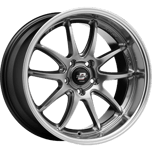Image of LENSO Wheels 90-Z HYPER BLACK MIRROR LIP
