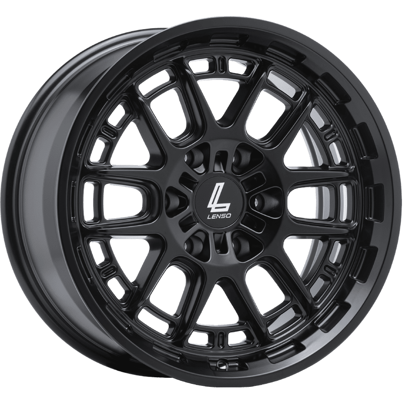 Image of LENSO Wheels HURRICANE SATIN BLACK