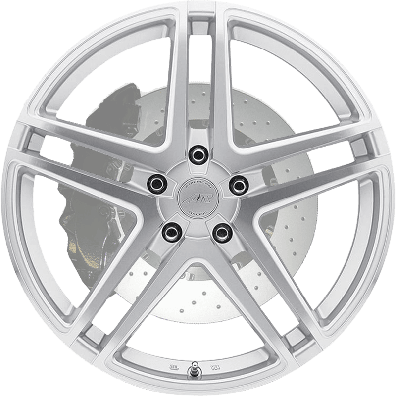 AR907 BRIGHT SILVER MACHINED FACE