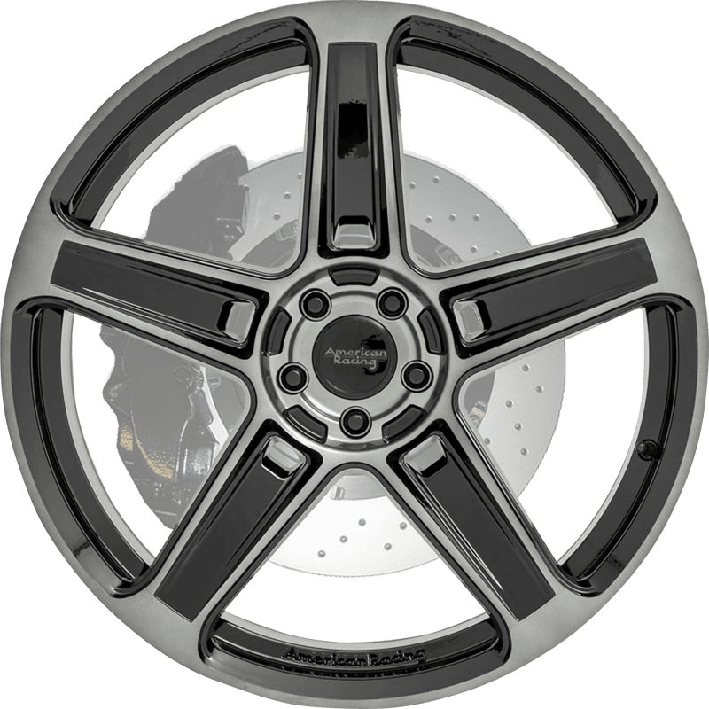 AR936 GLOSS BLACK WITH GRAY TINT