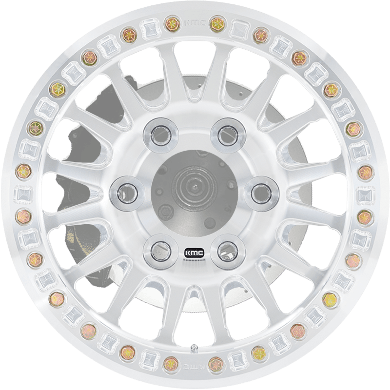 KMC KM445 IMPACT FORGED BEADLOCK RAW MACHINED