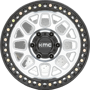 KM549 GRS MACHINED WITH SATIN BLACK LIP Wheels