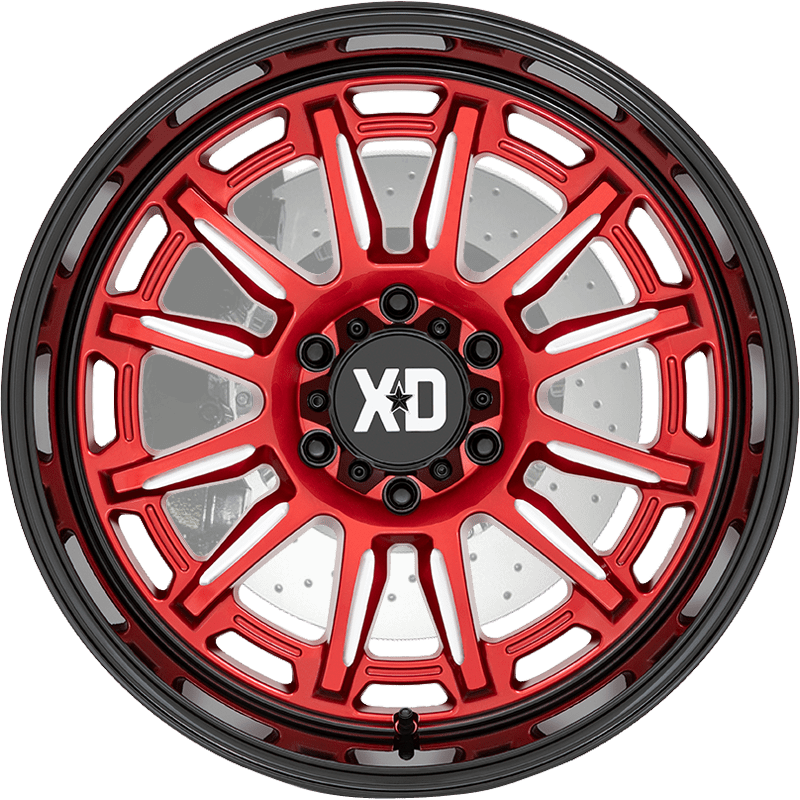 XD865 PHOENIX CANDY RED MILLED WITH BLACK LIP