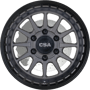 Horizon Satin Graphite Black Lip Wheels