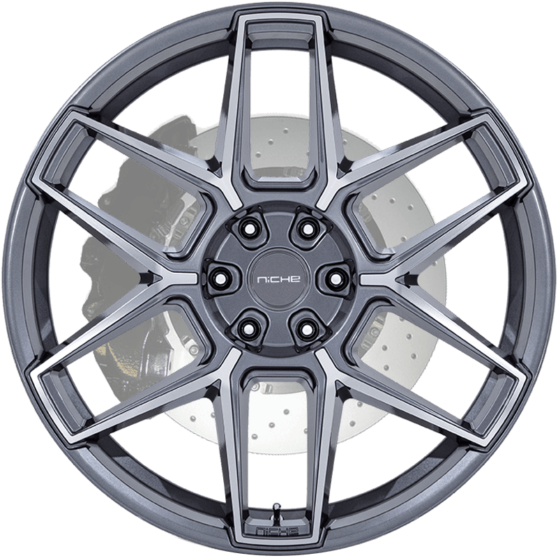 RISE ANTHRACITE WITH MACHINED FACE