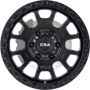 Kinetic Satin Black Wheels