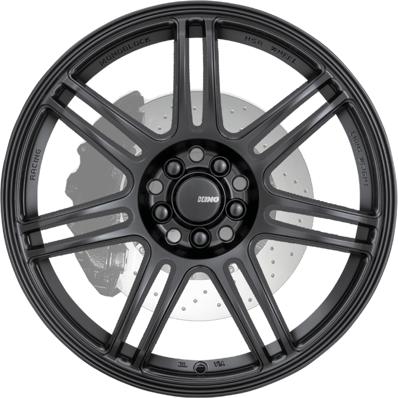KING WHEELS - THRUST - SATIN BLACK