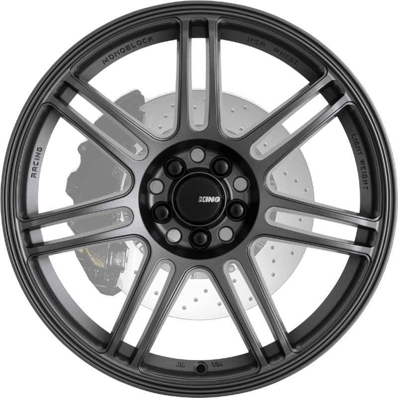 KING WHEELS - THRUST - MATTE GUNMETAL
