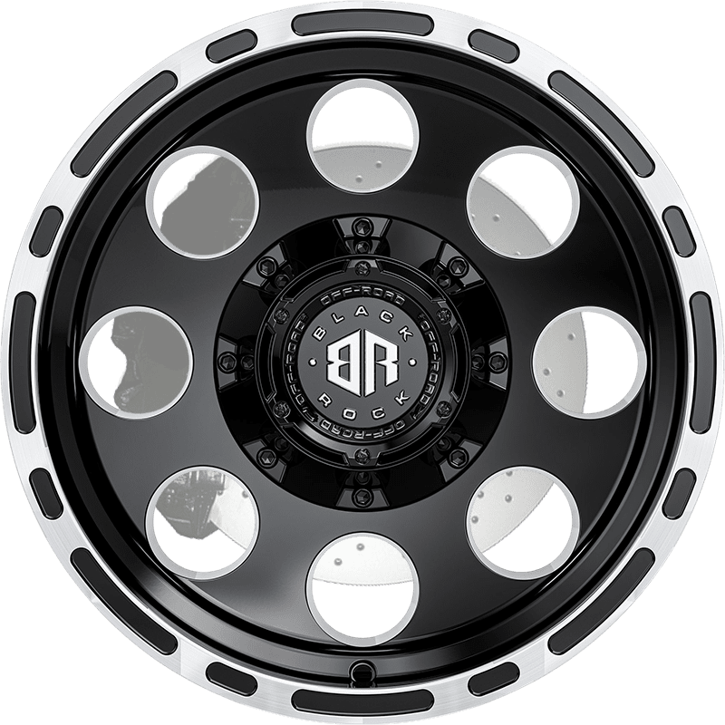 Lightning Black Machined Lip