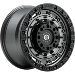 Image of Black Rock Wheels Military Gunmetal Grey With Black Ring