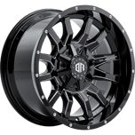 Image of Black Rock Wheels Predator Gloss Black Milled