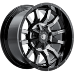 Image of Black Rock Wheels Predator Gloss Black Tinted