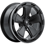 Summit Gloss Black Machined Lip