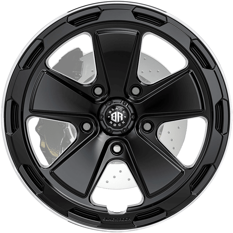 Summit Gloss Black Machined Lip