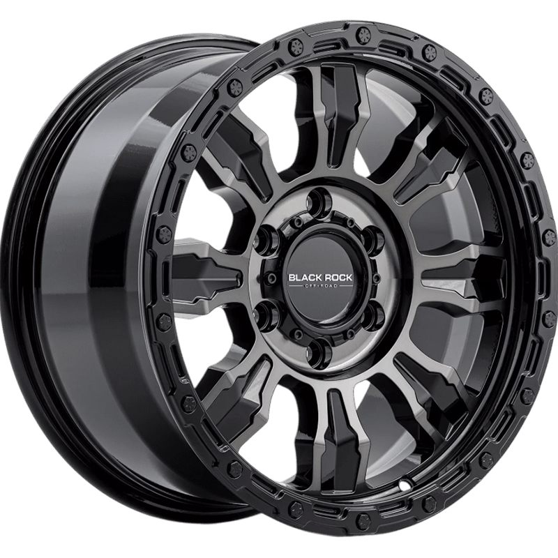 Image of Black Rock Wheels Venture Gloss Black Dark Tint