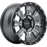 Image of Black Rock Wheels Venture Gunmetal Grey With Black Ring