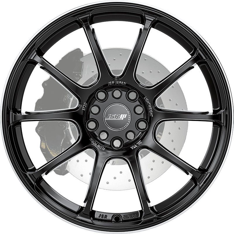 ST10 Gloss Black Machined Lip