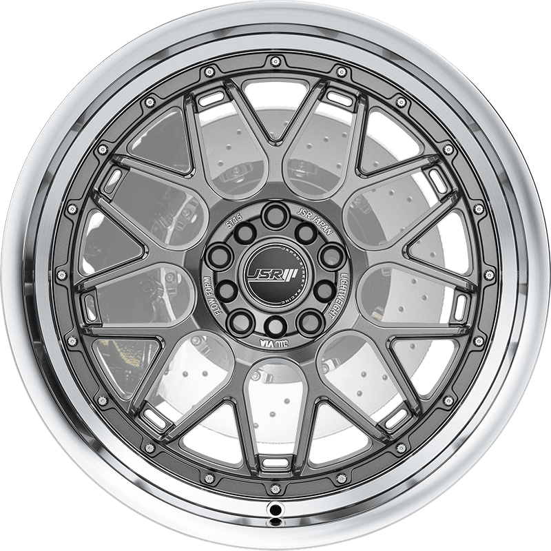 ST15 Gunmetal Grey Machined Lip