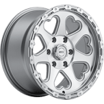 Hearts SUV Silver Machined