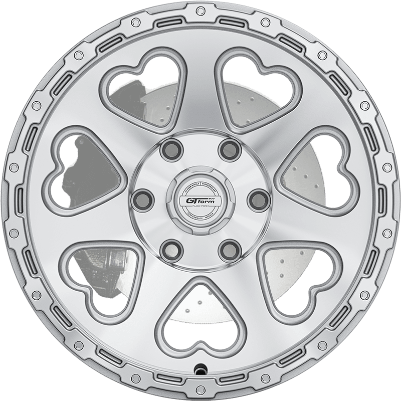 Hearts SUV Silver Machined