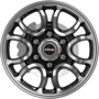 HYDRA 6 GLOSS BLACK MACHINED Wheels