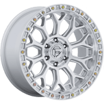 FUEL OFFROAD TALON GLOSS SILVER WITH MACHINED FACE