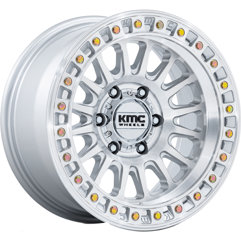 Image of KMC Wheels KM552 IMS GLOSS SILVER WITH MACHINED FACE