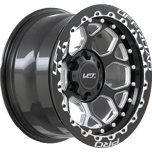 H1-HEX GLOSS BLACK WITH MACHINED MILLING