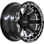 R1-REBEL GLOSS BLACK WITH MACHINED MILLING