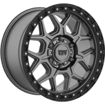 IMPACT SATIN GUNMETAL GREY WITH BLACK LIP