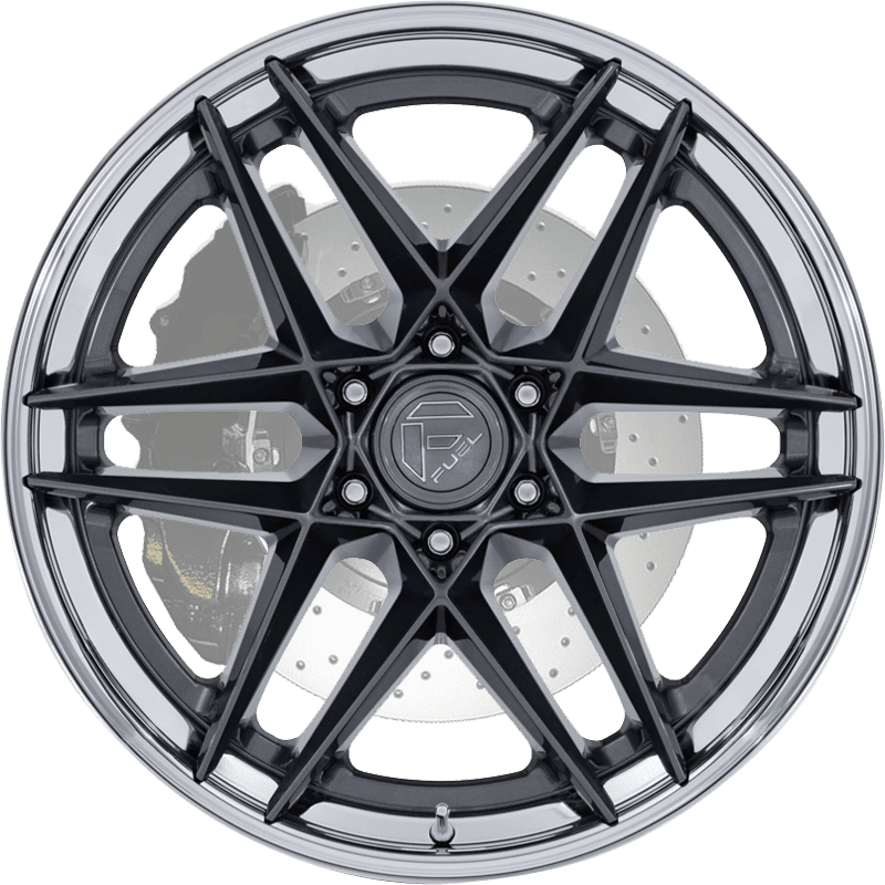 FLIGHT GLOSS GUNMETAL WITH CHROME LIP