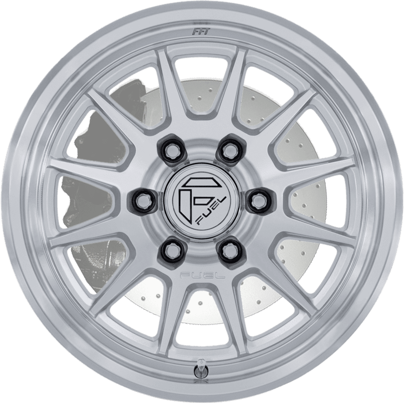 SPUR GLOSS SILVER WITH MACHINED FACE
