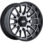 Moto Metal MO814 TEKTON GLOSS BLACK WITH MACHINED FACE