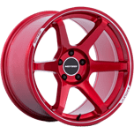 MR160 BATTLE VI CHERRY RED METALLIC WITH MACHINED LIP