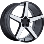 MODENA GLOSS BLACK WITH MACHINED FACE