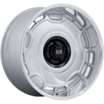 US Mags ARLINGTON SILVER MATTE BLACK CENTER WITH DIAMOND CUT LIP