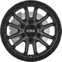 Thor Satin Graphite Black Lip Wheels
