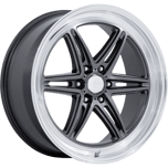 American Racing AR953 GROOVE 6 DRAG ANTHRACITE WITH DIAMOND CUT LIP
