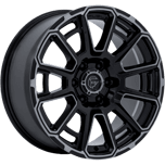 FUEL OFFROAD FOXHOUND GLOSS BLACK DARK TINTED CLEAR