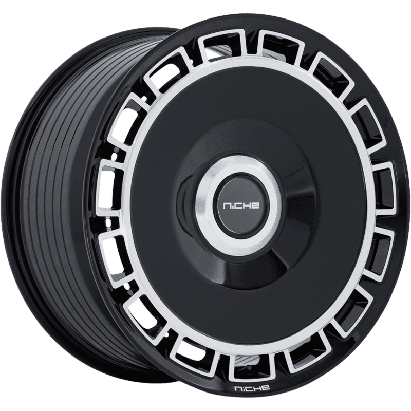 VENICE GLOSS BLACK WITH MACHINED FACE GLOSS BLACK WITH MACHINED FACE