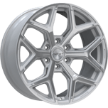 Force 6 Silver/Machined Face/Milled Ball Cut/Satin Lacquer