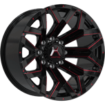 Hawkish Black/Milled Edge/Milled Dimple/Red Tint