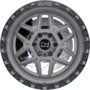 KELSO BATTLESHIP GRAY WITH BLACK RING Wheels