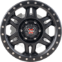 Militant Satin Black Wheels