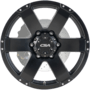 Commando Satin Black Wheels