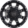 Raptor Large Cap Satin Black Wheels