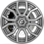 RAGE PLATINUM BRUSHED GUNMETAL TINTED CLEAR Wheels